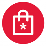 A symbol that represents Onsite Shopping and Services at Holland Christian Homes.