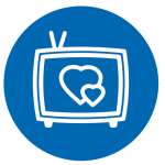 A symbol that represents Tower TV which is the mandatory cable channel at Holland Christian Homes.