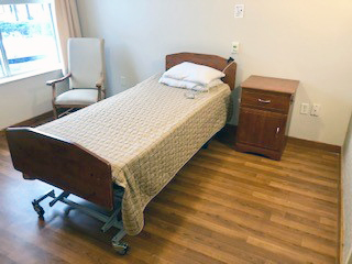 A private room in a Grace Manor floor.